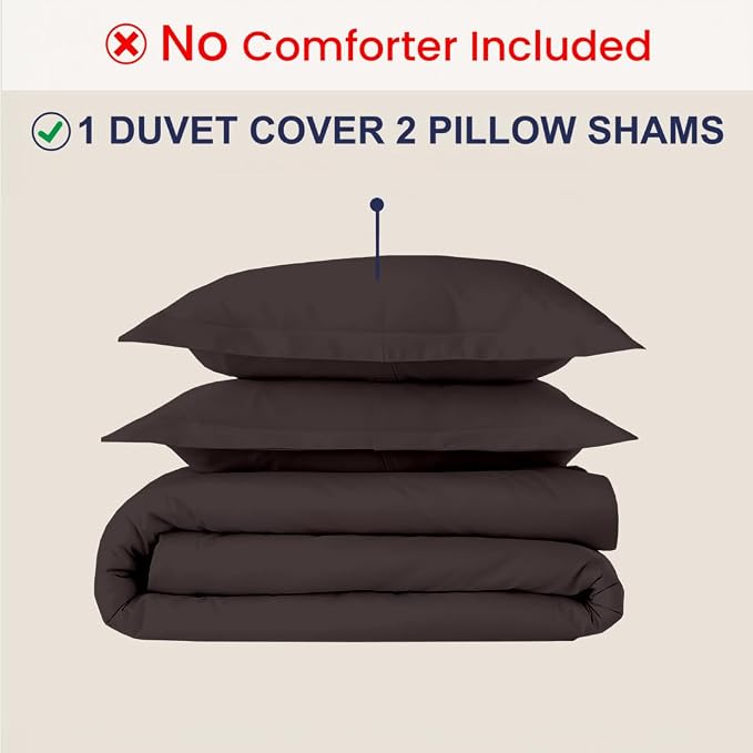 Kotton Culture 3 Pc Twin XL/Twin Duvet Cover Set-100% Egyptian Cotton 600 - Image 2