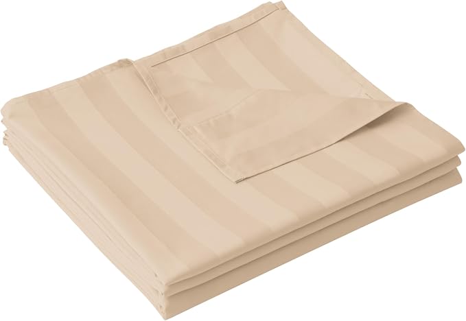 Cotton Full Flat Sheet Only, 600 Thread Count 100% Egyptian Cotton Top Sheet by ZaizaiHome