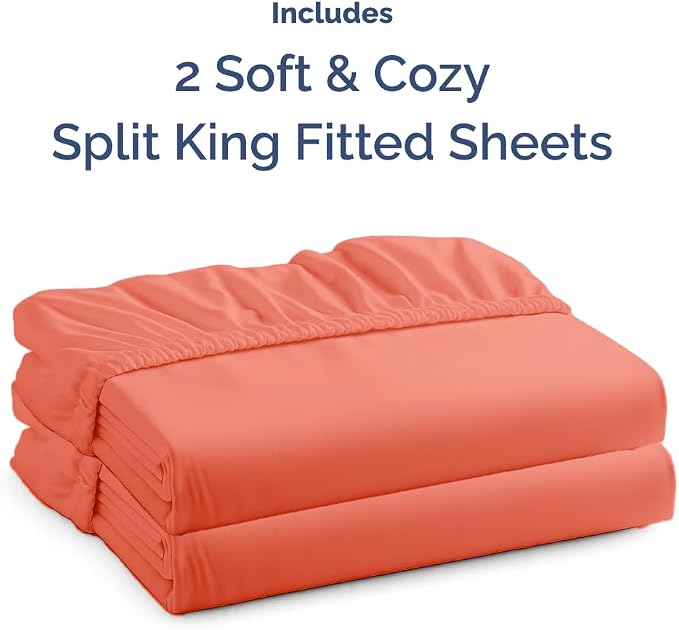 Split King Fitted Bed Sheet - Image 4