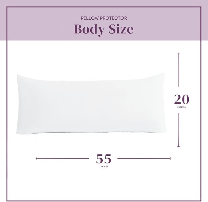 CirclesHome Pillow Protectors Single Pack Body Zippered - Image 2