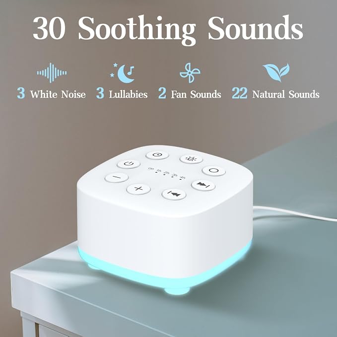 Meditation White Noise Sound Machine 30 Soothing Sounds - Image 2