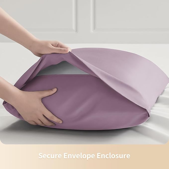 King Pillowcases, Cooling Viscose from Bamboo Pillow Covers - Image 5
