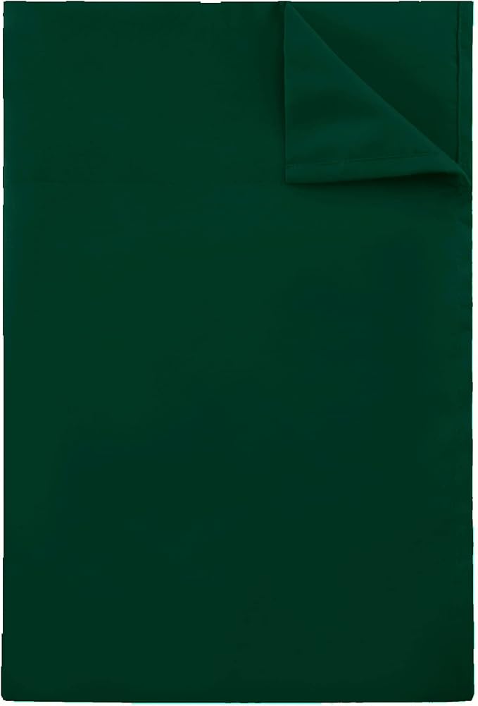 Sfoothome Blackish Green Flat Sheet, Ultra Soft and Comfortable Microfiber Top - Image 3