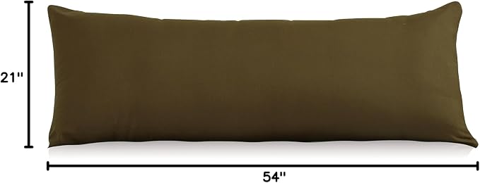 EVOLIVE Ultra Soft Body Pillow Cover 21"x54", Cozy Microfiber Pillowcase - Image 10