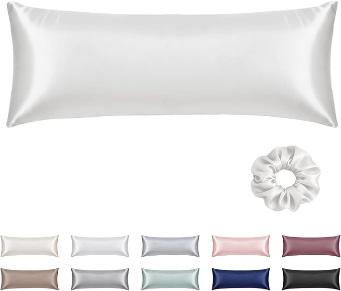 Satin Body Pillow Pillowcase 1pc, Silky Body Pillow Cover Similar to Silk by Vielit