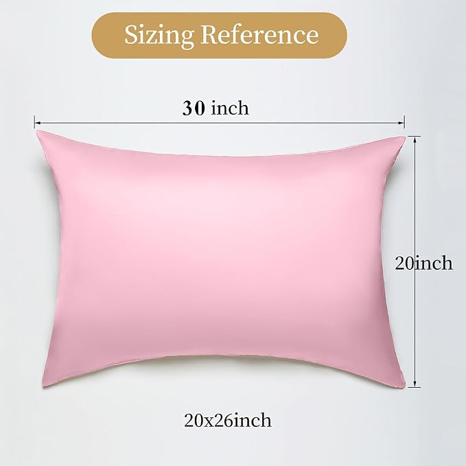 Mulberry Silk Pillowcase for Hair and Skin Queen Size 20"X 30" - Image 3
