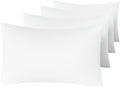MINIPANDA White Pillow Cases Set of 4 Queen Size by Unknown