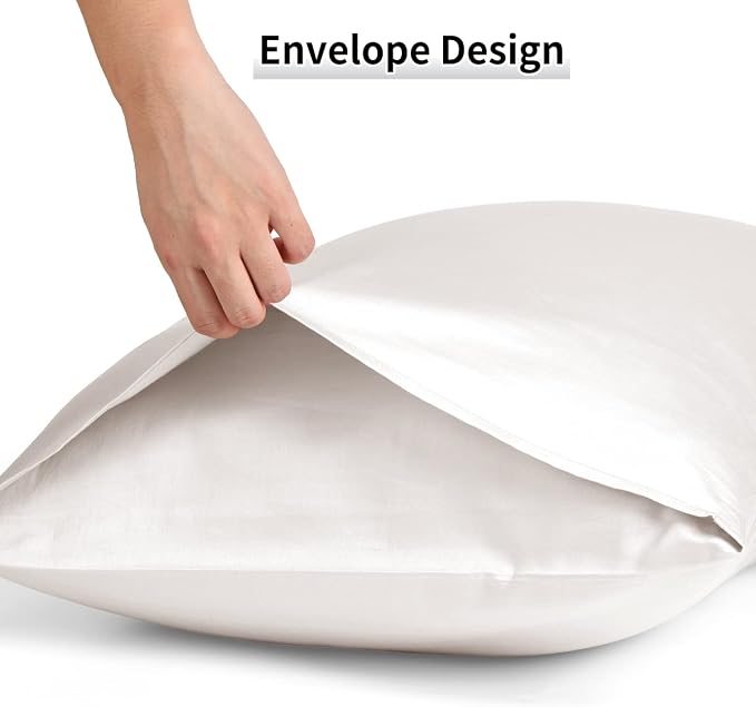 Warmstar Cotton Pillow Cases King Size Set of 2, 600 Thread Count Pillowcases - Image 5