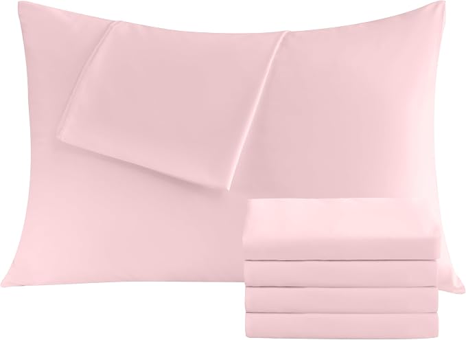 Pillowcases King 4 Pack, 20x36 Pillow Cases by Culve