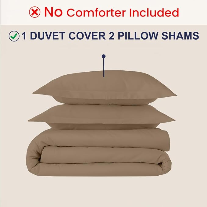 Kotton Culture 3 Pc Duvet Cover King Size Set-100% Egyptian Cotton 600 Thread - Image 2