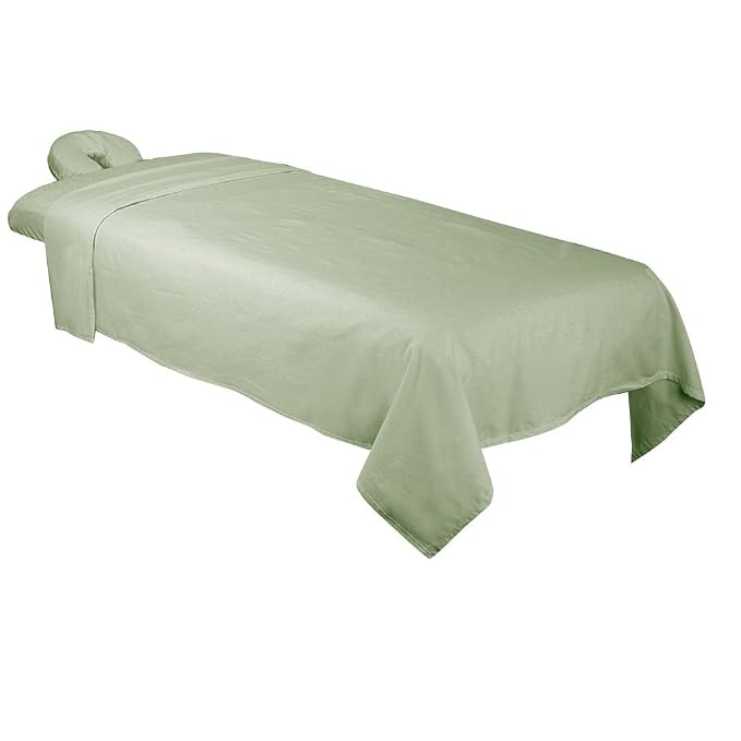 ForPro Premium Flannel 3-Piece Massage Sheet Set - Image 3