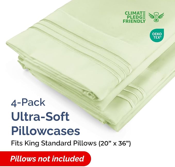 King Standard Pillow Cases Set of 4 - Image 2