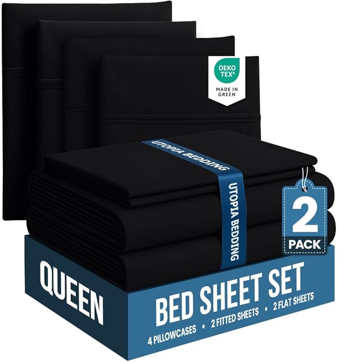 Utopia Bedding Queen Bed Sheets Set by UTOPIABEDDING