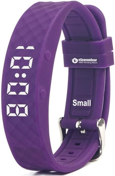 VB80 12 Alarm Vibrating Watch, Silent Vibration Shake Wake ADHD Medication by Unknown