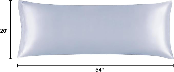 BEDELITE Satin Body Pillow Cover, Super Soft and Cooling Body Pillow Pillowcase - Image 7