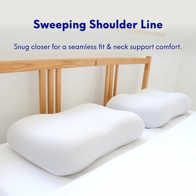 C CUSHION LAB Deep Sleep Pillow, Patented Ergonomic Contour Design - Image 5