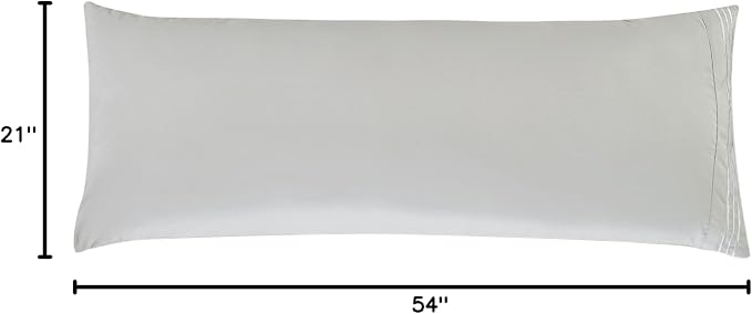 Elegant Comfort Luxury Ultra-Soft 1-Piece Body Pillowcase - Image 8