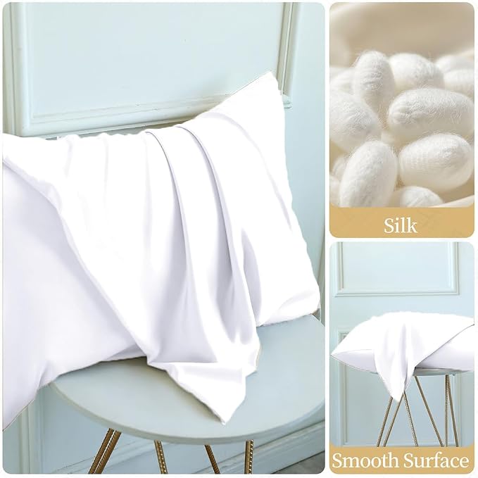 Mulberry Silk Pillowcase for Hair and Skin Queen Size 20"X 30" - Image 9