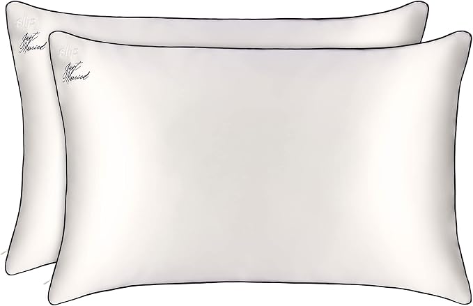 slip The Original Just Married Pillowcase Set | 100% Pure Mulberry Silk | Soft by SLIP