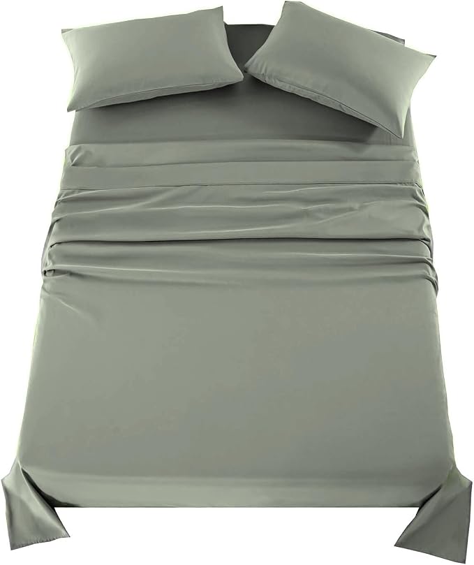 Kingnex Oversized King Flat Sheet 132x110 - Image 4