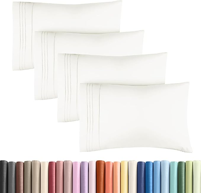 Standard Pillow Cases Set of 4 by CGKUnlimited