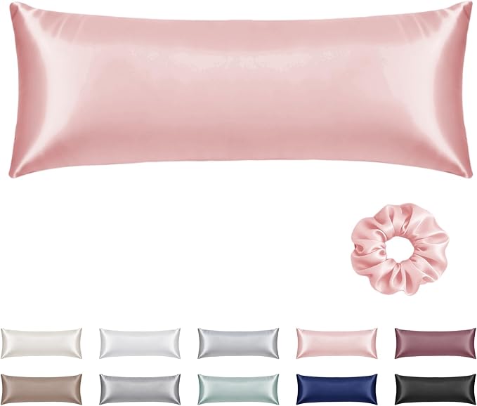 Satin Body Pillow Pillowcase 1pc, Silky Body Pillow Cover Similar to Silk by Vielit