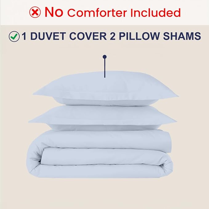 Kotton Culture 3 Pc 120"x120" Duvet Cover Set Super King Plus/Super Oversize - Image 2