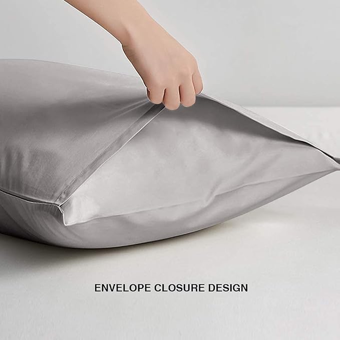 FLXXIE King Pillow Cases Set of 2, Soft Microfiber Pillow Covers - Image 3