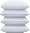Piwaal Bed Pillows for Sleeping King Size Set of 4, Down Alternative Filling by Home