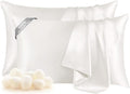 THXSILK Set of 2 100% Pure Mulberry Silk Pillowcase by THXSILK