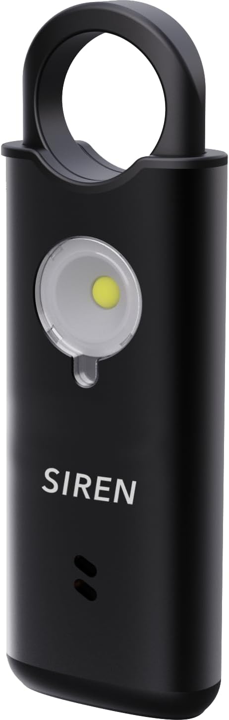 Personal Safety Alarm by Silent Beacon – 135dB Siren, Flashing Light, Pull & by SilentBeacon