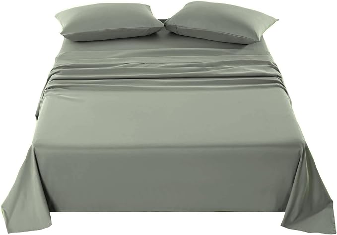 Kingnex Oversized King Flat Sheet 132x110 - Image 3