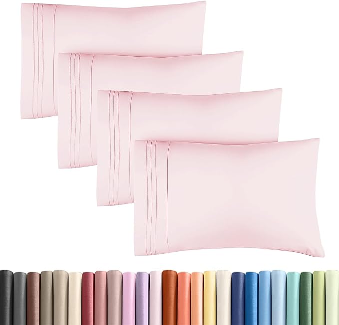 King Standard Pillow Cases Set of 4 by CGKUnlimited