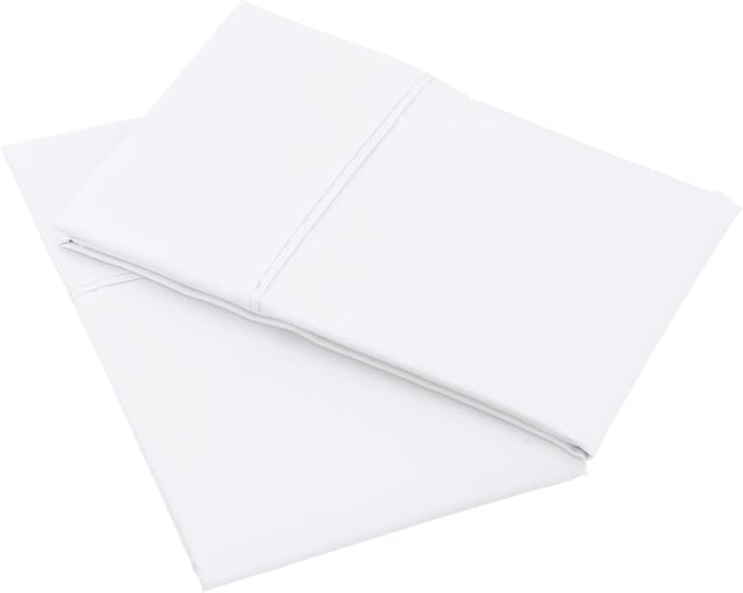 Amazon Basics 400 Thread Count Soft 100% Cotton Pillow Cases, Wrinkle Resistant - Image 3