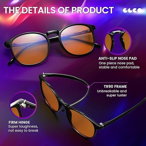 IBOANN Chic & Comfy Blue Light Glasses - Image 6