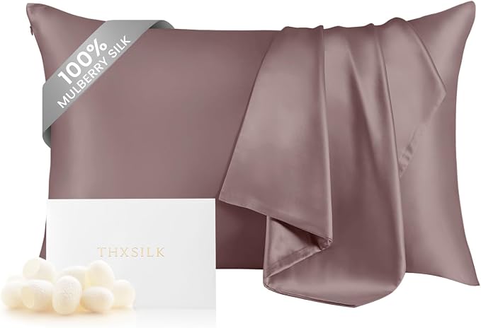 THXSILK 100% Pure Mulberry 6A+ Silk Pillowcase by THXSILK