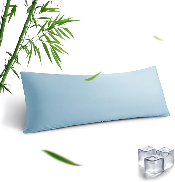 Body Pillowcase, Cooling Viscose from Bamboo Pillow Cover by ParkdenyMattressProtector