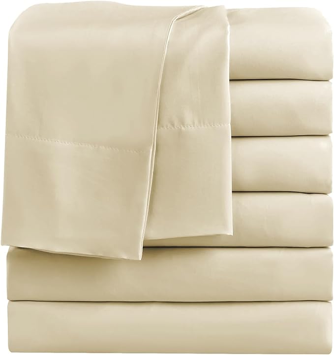 FreshCulture Twin Flat Sheets Only, Soft Microfiber Bedding Sheets by FreshCulture