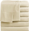 FreshCulture Twin Flat Sheets Only, Soft Microfiber Bedding Sheets by FreshCulture