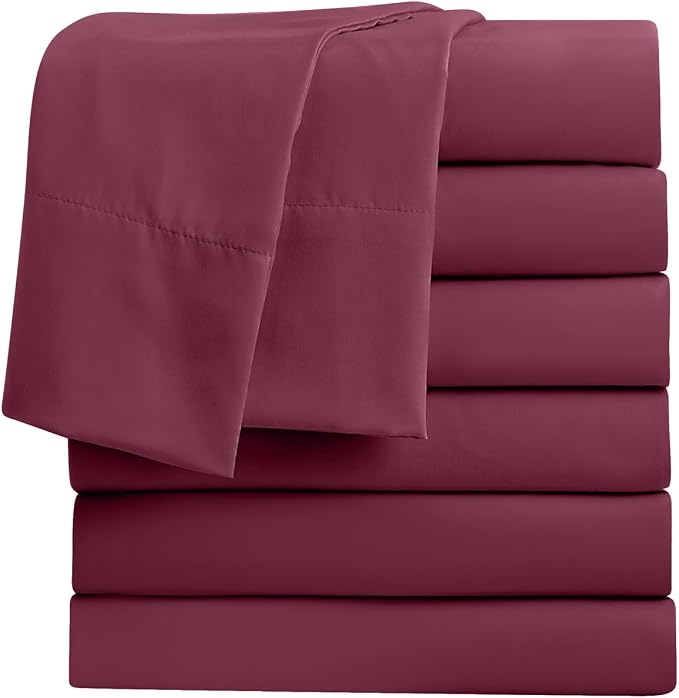 FreshCulture Queen Flat Sheets Only, Soft Microfiber Bedding Sheets by FreshCulture