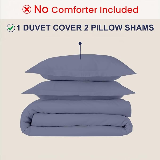 Kotton Culture 3 Pc Twin XL/Twin Duvet Cover Set-100% Egyptian Cotton 600 - Image 2