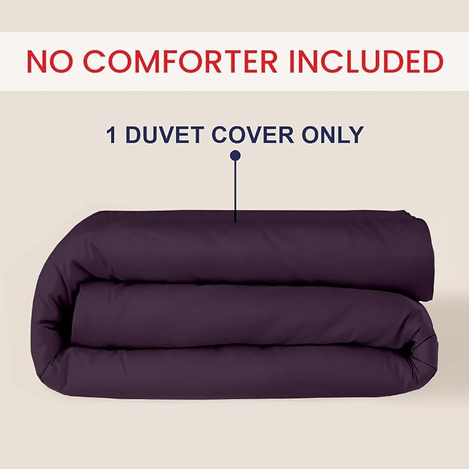 Kotton Culture 1 Pc California King Duvet Cover Only-100% Egyptian Cotton 600 - Image 2