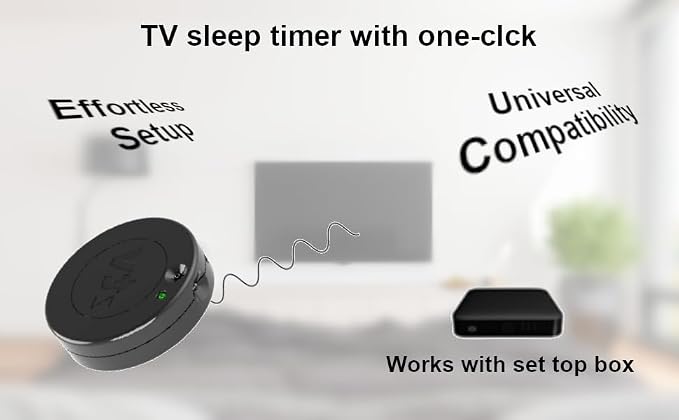 zTV Sleep Timer Remote – One-Button TV Sleep Timer – Samsung Ready, IR Learning - Image 2