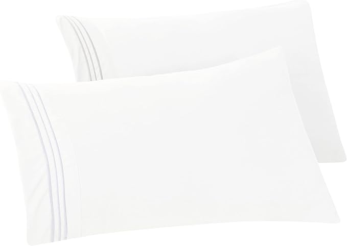 Elegant Comfort Solid Pillowcases 1500 Premium Hotel Quality Microfiber by ELEGANTCOMFORT