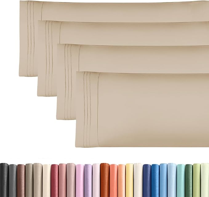 Body Pillowcases Set of 4-20x54 Long Body Pillow Case by CGKUnlimited