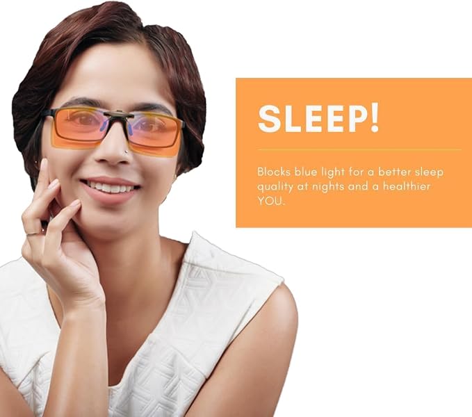 Vyzia Clip On Blue Light Blocking Glasses - Image 9