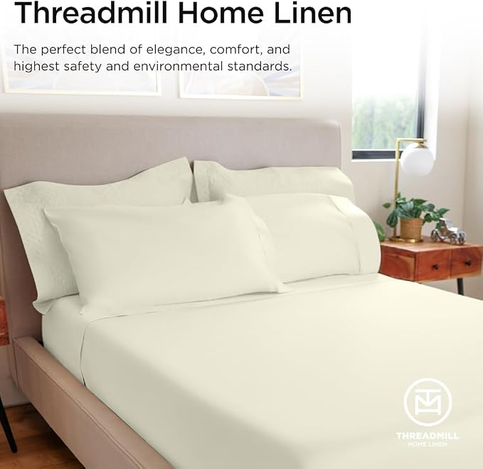 Threadmill Luxury 800 Thread Count King 100% Cotton Sheets - Image 8