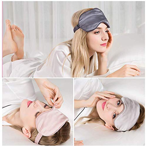 Silk Satin Eye Mask Color Assorted 6-Pack Smooth Sleeping Mask Eye Shade - Image 5