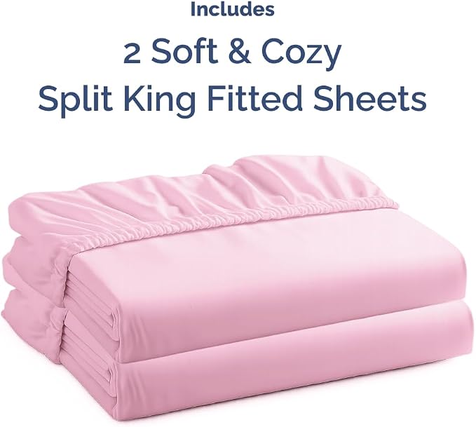 Split King Fitted Bed Sheet - Image 4