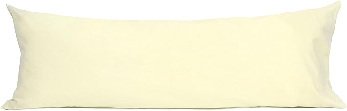 Sunflower Body Pillowcase 100% Cotton Long Pillow Cover/Case Envelope Closure 1 by SunflowerHometexUS
